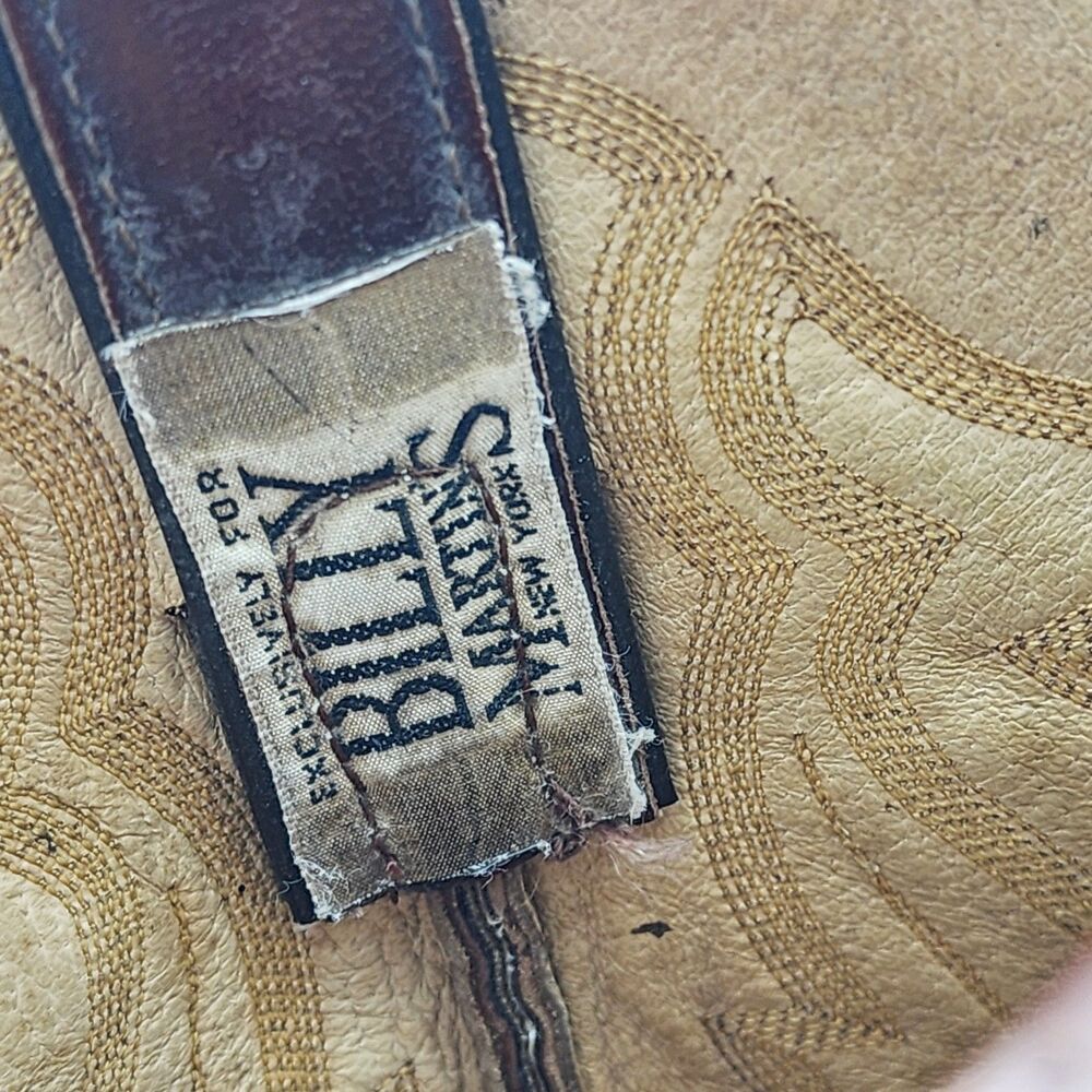 Justin For Billy Martin's Vintage Western Cowboy Leather Boots Women's Size 8.5 - Picture 8 of 10